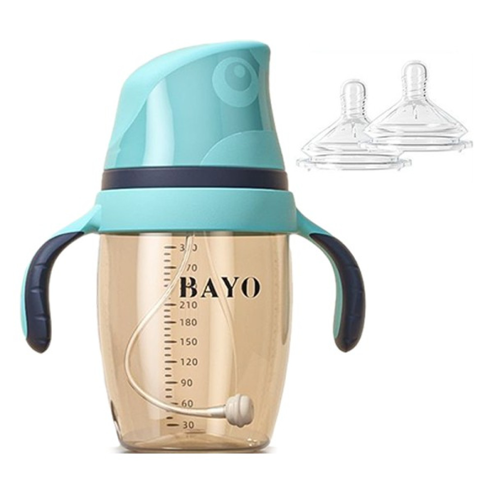 Bobdog Bayo Ppsu Geniş Kalibreli Bebek Boğulmayı Önleyici Biberon 300ML (Yurt Dışından) - Mavi - 300 ml Biberon Fiyatı