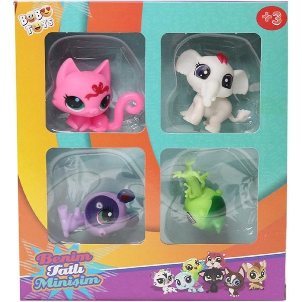 Bobo Toys Miniş Hayvan Figür Seti 4'lü Oyuncak Fiyatı