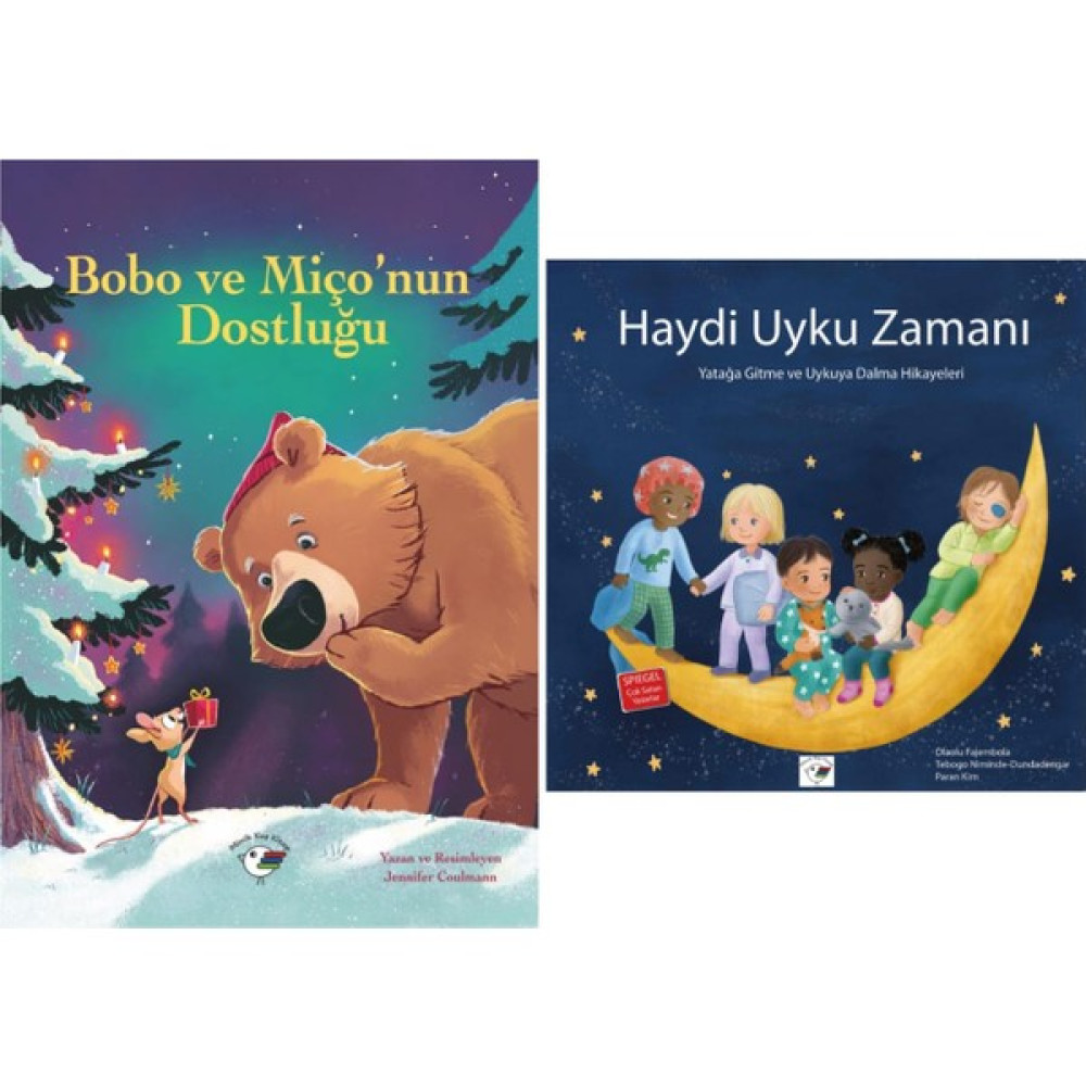 Bobo ve Miço'nun Dostluğu - Haydi Uyku Zamanı 2 Kitap Çocuk Masal Fiyatı