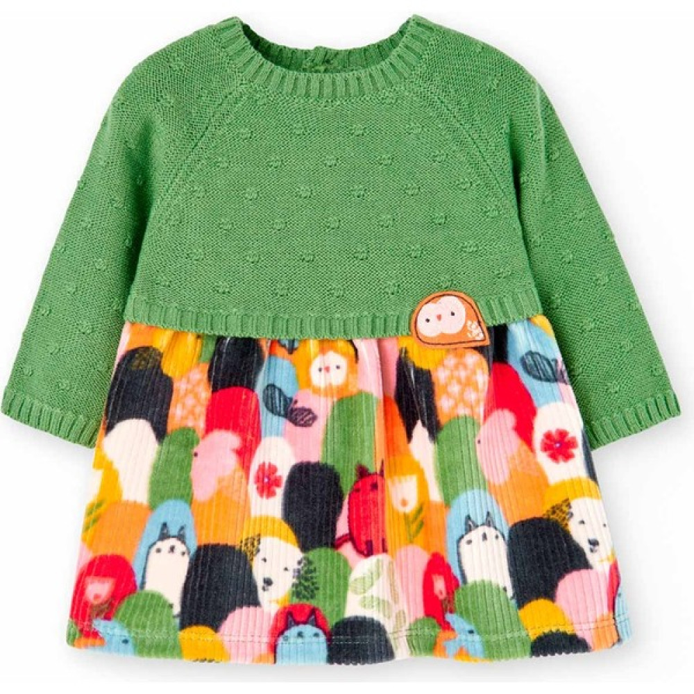 Boboli Kız Bebek Elbise Yeşil Bebek Elbisesi Fiyatı