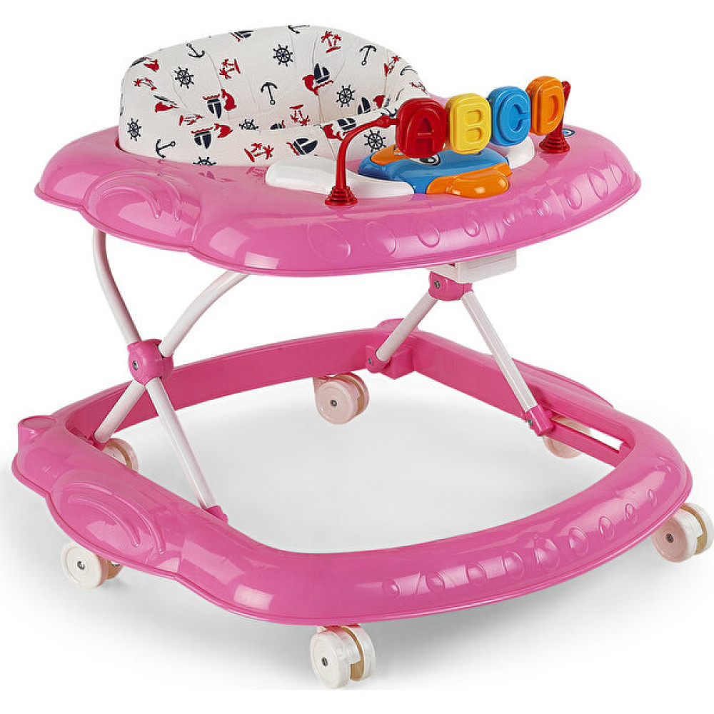 Boby 6 Tekerlek Müzikli Bebek Yürüteç - Pembe Yürüteç Fiyatı