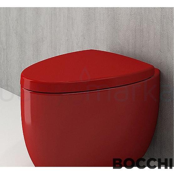 BOCCHI A0325-019 Etna Kırmızı Klozet Kapağı