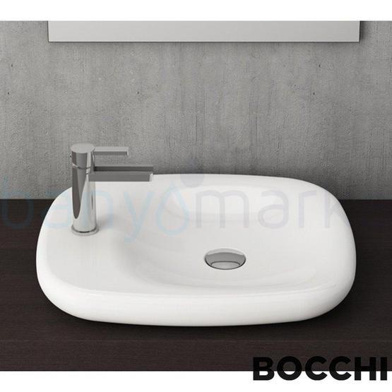 Bocchi Fenice 55 cm Parlak Beyaz Çanak Lavabo Lavabo Fiyatı