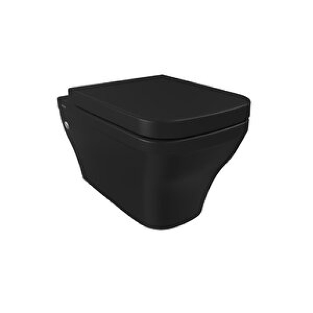 Bocchi Firenze 1304-004-0128 Rimless Asma Klozet Mat Siyah Ve Kapak Klozet Fiyatı