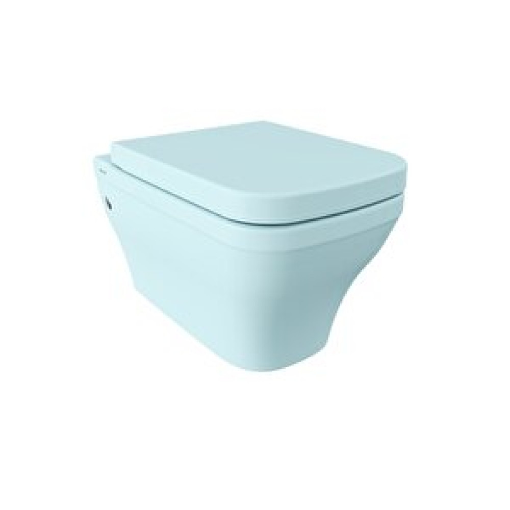 Bocchi Firenze 1304-029-0128 Rimless Asma Klozet Mat Buz Mavisi Ve Kapak Klozet Fiyatı