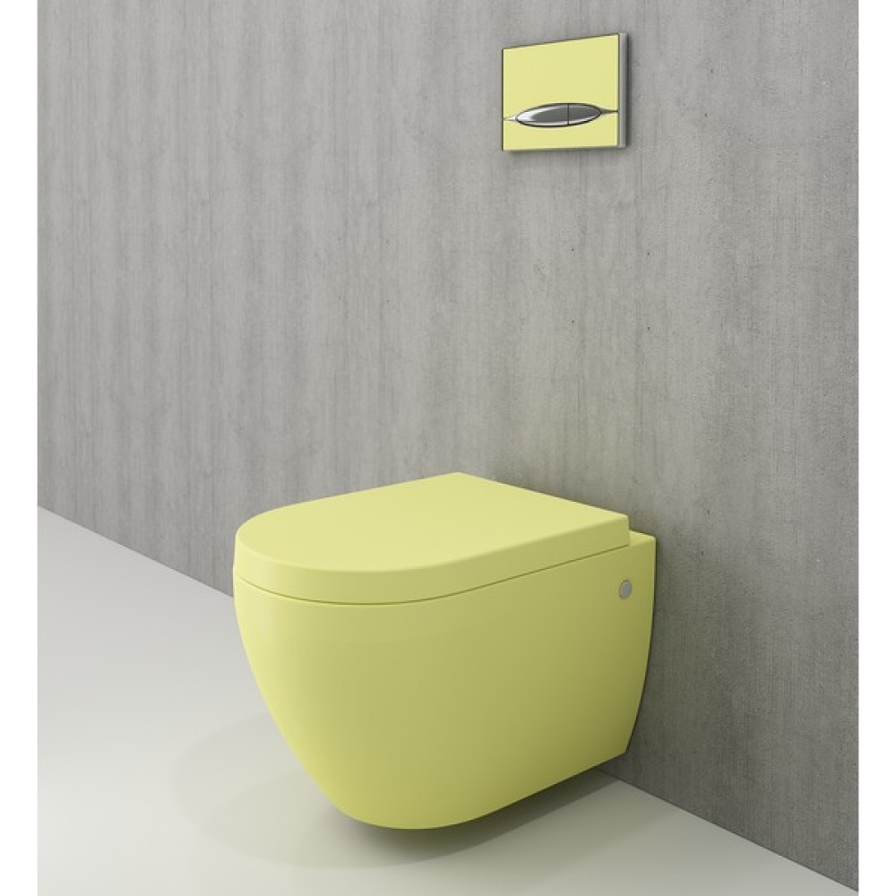 Bocchi Specıale Jet Flush Asma Klozet + Kapak Dahil Mat Sarı 1171-026-0128 Klozet Fiyatı