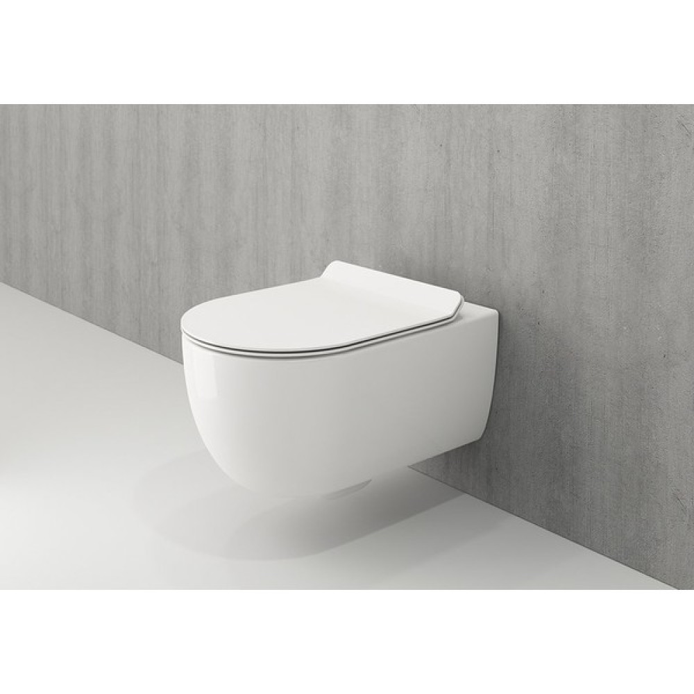 Bocchi V-Tondo 1416-001-0128 Rimless Asma Klozet Seti, Parlak Beyaz (Slim Klozet Kapağı Dahildir) Oto Boyaları Fiyatı