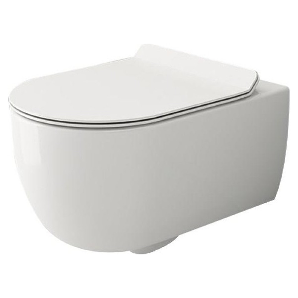 Bocchi V-tondo Asma Klozet Rimless Parlak Beyaz Kapak Hariçtir 1416-001-0128 Klozet Fiyatı
