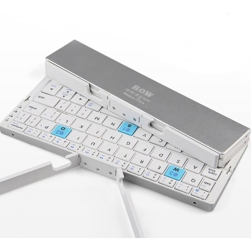 Bochera B.o.w Katlanabilir Mini Ios-Android-Windows Uyumlu Bluetooth Kablosuz Klavye (Yurt Dışından) - Yok - Gümüş Oyuncu Klavyesi Fiyatı