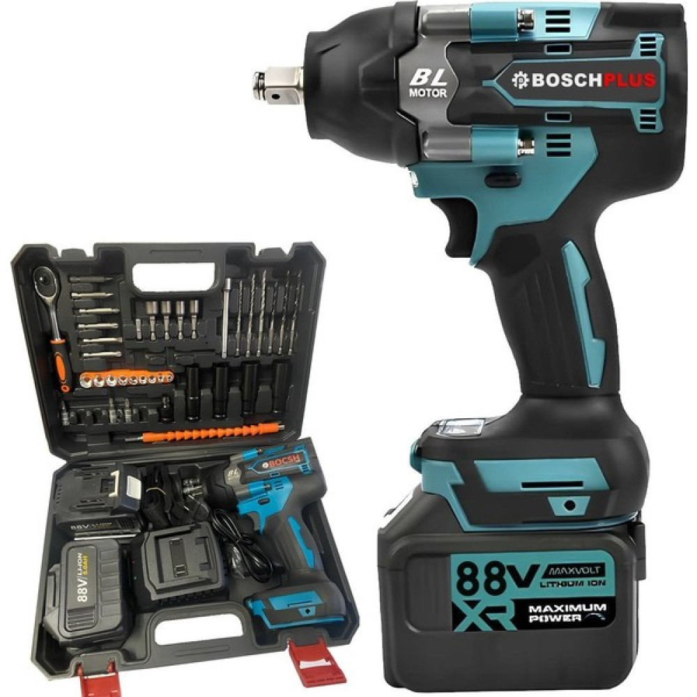 Bocsh Plus Yeni Profesyonel Kömürsüz Akülü 88VF Somun Sıkma Sökme Seti 1100NM EEA386 Somun Sıkma Makinesi Fiyatı