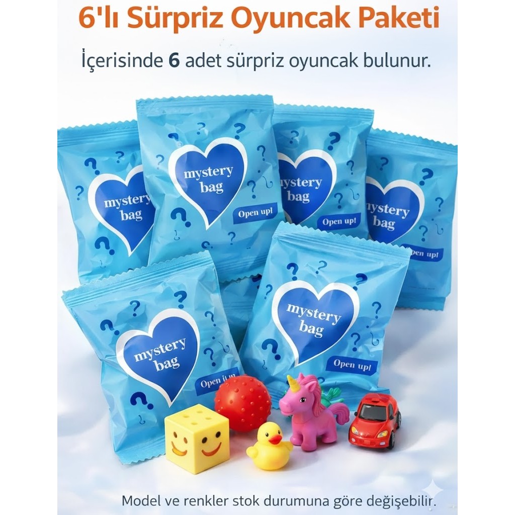 Bodrum Asel mini 6’lı Sürpriz Oyuncak Paketi Anne Bebek Oyuncak Fiyatı