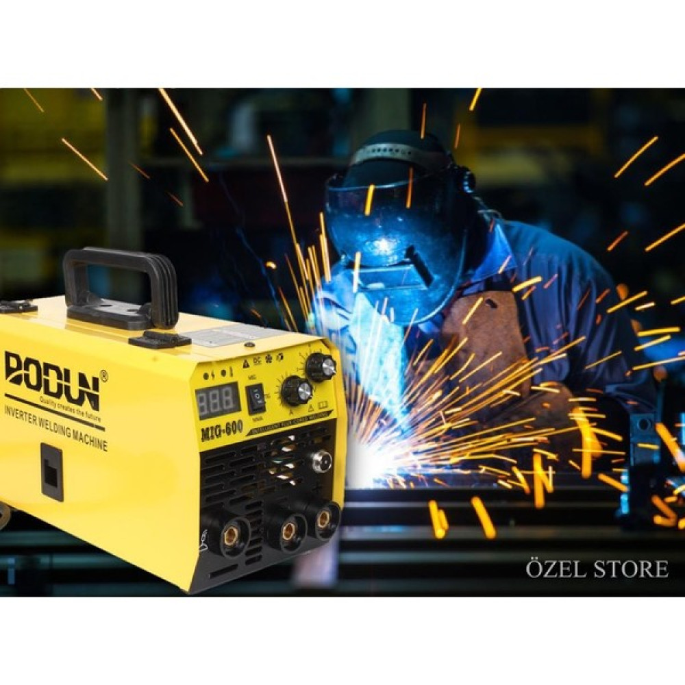Bodun MIG-600 Dijital Welding Gazsız Gaz Altı Kaynak Makinesi Mıg-Tıg-Mma 3'ü Bir Arada Kaynak Makineleri Fiyatı