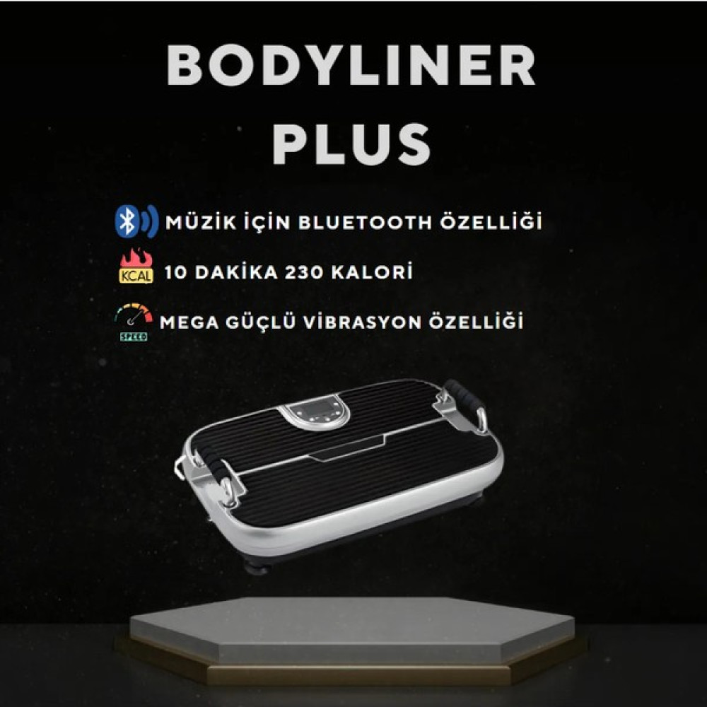 Bodyliner Titreşimli Egzersiz Spor Masaj Sıkılaşma Aleti Zayıflama Selülit Osilasyon Cihazı Vibration Plate - Gri Masaj Cihazları Fiyatı