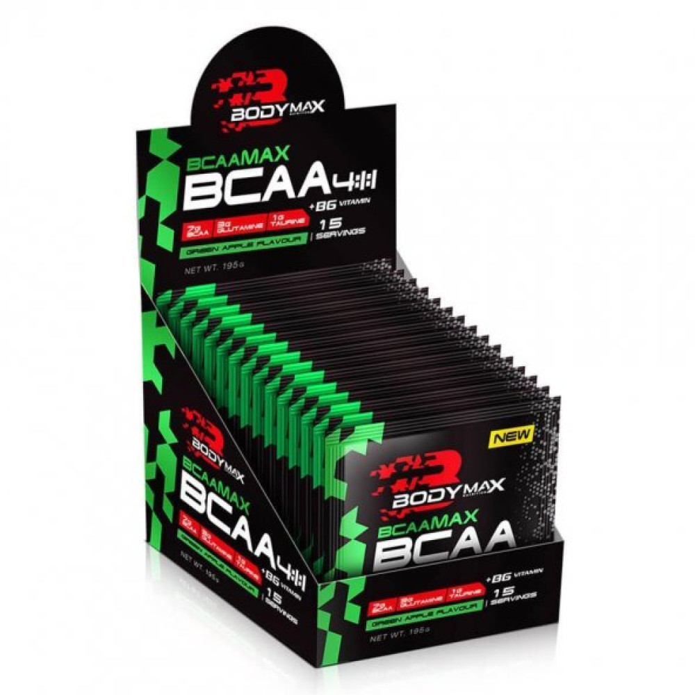 Bodymax Bcaamax 13Gr*15 Sase Bcaa Sase Yesıl Elma Amino Asit Fiyatı
