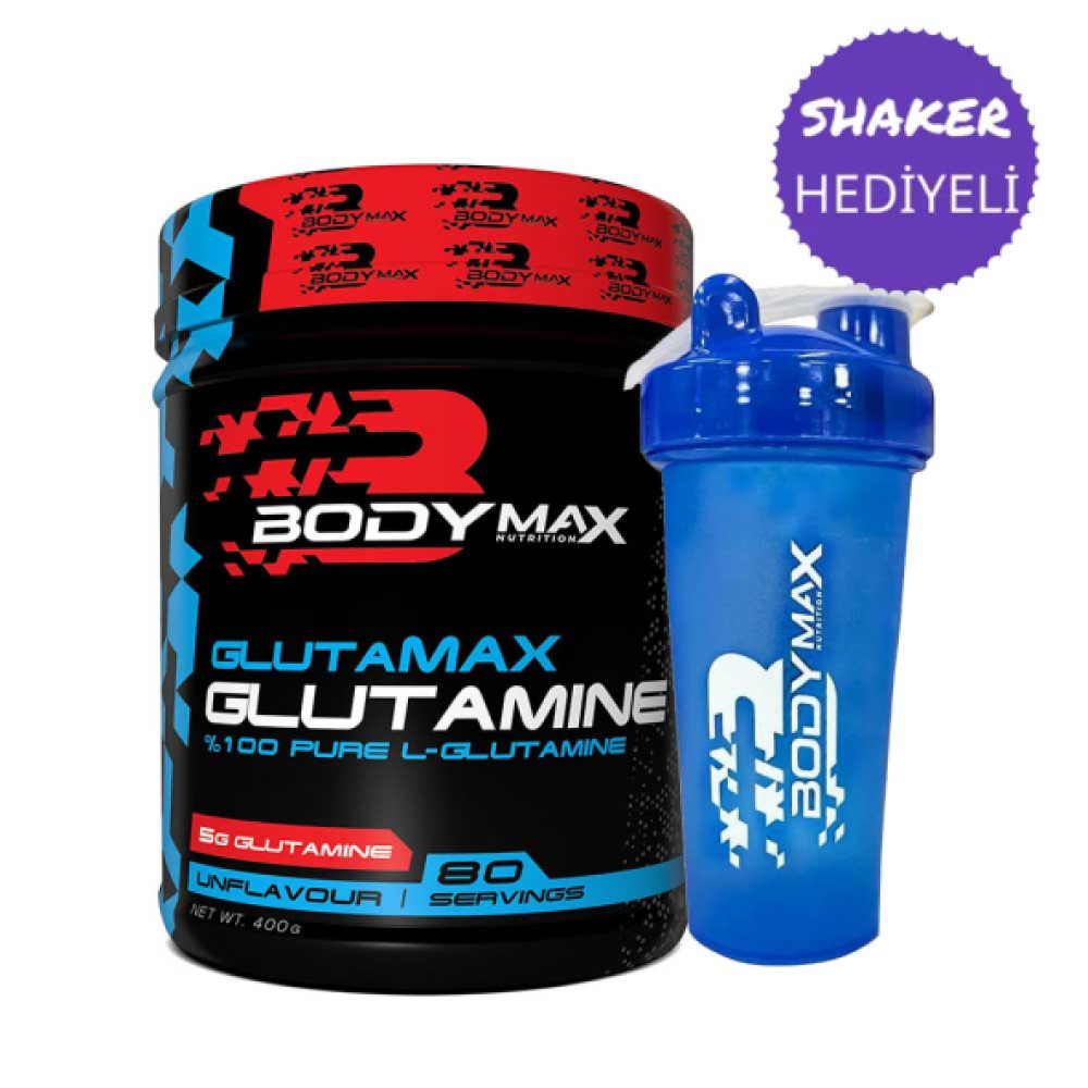 Bodymax Glutamax Glutamine Powder 400 Gr 80 Servis Saf Aromasiz Glutamin Amino Asit Fiyatı