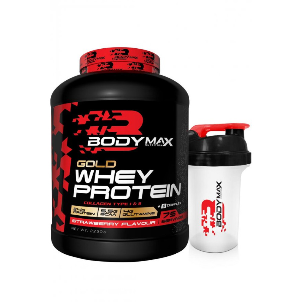 Bodymax Gold Whey Protein Tozu 2250Gr 75 Servis Cilek Aromali Protein Tozları Fiyatı
