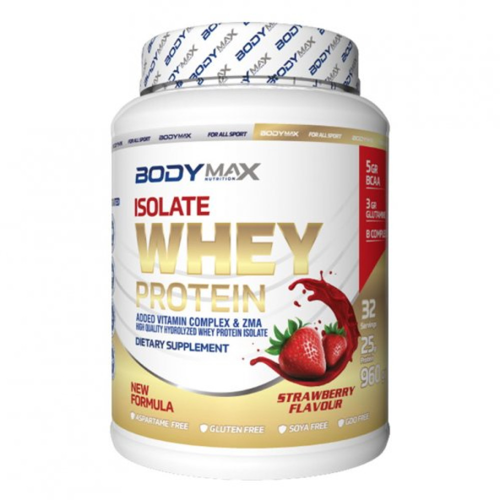 Bodymax Isolate Whey Protein Tozu 960Gr Cilek Aromali + Shaker Protein Tozları Fiyatı
