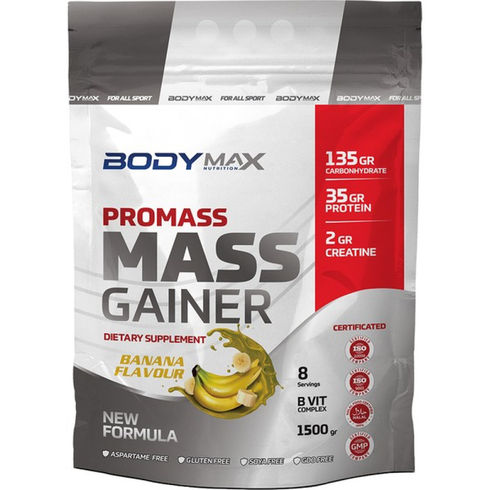 Bodymax Mass Gainer Karbonhidrat 1500 gr Muz Protein Tozları Fiyatı