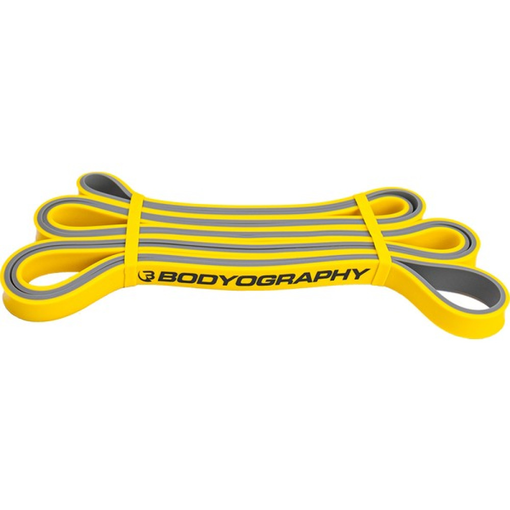 Bodyography Power Band Direnç Lastiği Fitness Egzersiz Sarı Orta - Yüksek Seviye Pilates Lastiği Pull Up Loop Band Kondisyon Aletleri Fiyatı