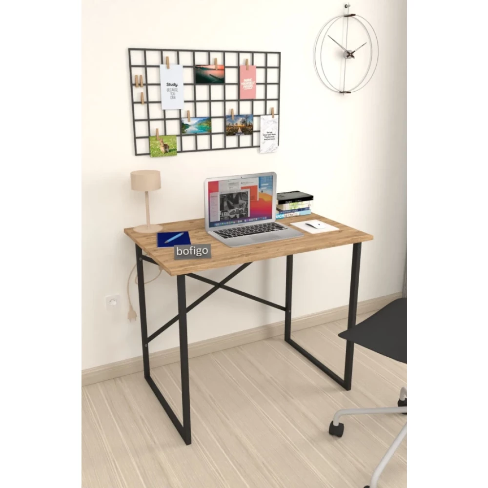Bofigo 60X90 Cm Calisma Masasi Bilgisayar Masasi Ofis Ders Yemek Masasi Cam Çalışma Masası Fiyatı
