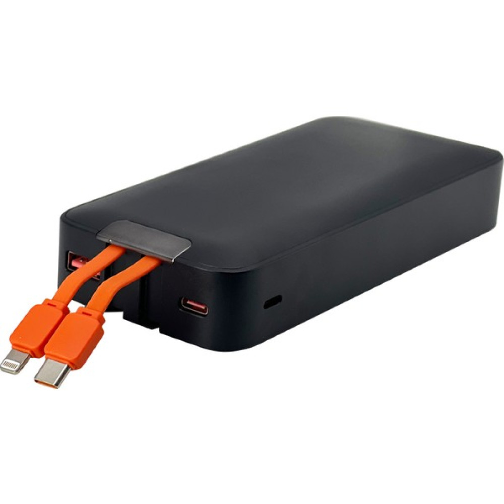 Boğazören Hızlı Şarj Powerbank 20000(DIJITAL Göstergeli+Usb+ Pd 22.5W Hızlı Şarj+Kendinden Kablolu Powerbank) - Siyah Taşınabilir Şarj Cihazı - Powerbank Fiyatı