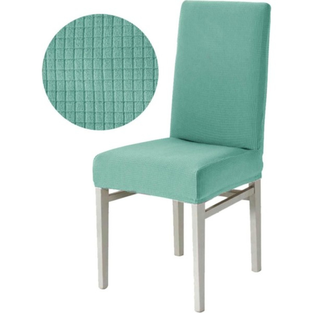 Bogda Turkuaz Bambu Sandalye Kılıfı Yıkanabilir Likralı Esnek Lastikli Sandalye Örtüsü - 35 x 48 cm Koltuk & Kanepe Örtüsü Fiyatı
