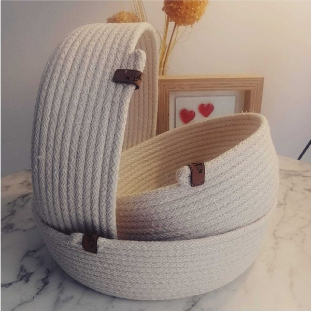 Boheme Bag Çok Amaçlı 3 Lü Sepet, Jüt Ip Örme Sepet, Dekoratif Sepet Set, Hasır Sepet Set, Pamuk Ip Kırık Beyaz Sepet Fiyatı