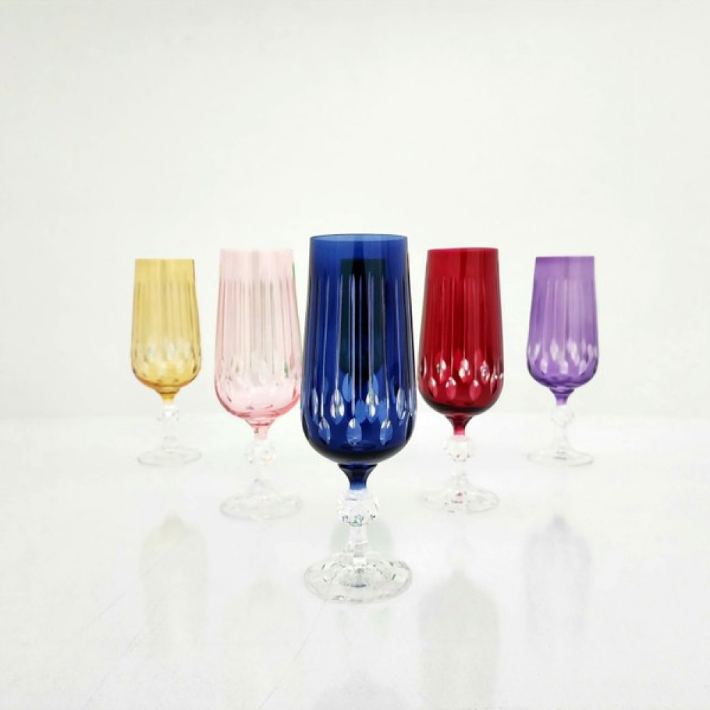 Bohemia Leonarte Casa Menşeli Bohemia Sarpy 180ML Kristal 6 Parça Kadeh Bardak Takımı - 6 Adet - Şeffaf - 180 ml Fincan / Bardak / Kahve Takımı Fiyatı