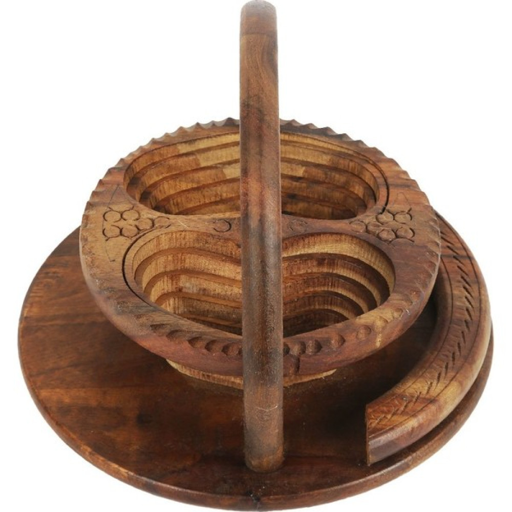 Boho Bazzar Akasya Ağacından El Yapımı Mestabi Küçük Boy Sosluk ve Çerezlik 20*20*18CM Mutfak Gereçleri Fiyatı