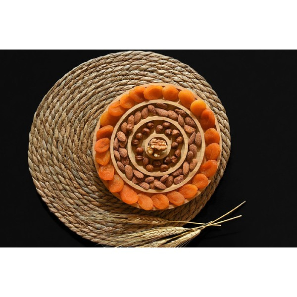 Boho Bazzar Fufu Bambu Yuvarlak 4 Bölmeli Çerezlik 22*1,9cm Mutfak Gereçleri Fiyatı