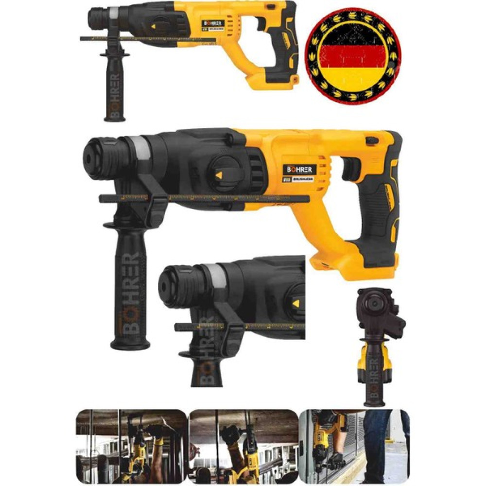 Böhrer Böhrersds Li-On V258 5000MAH 28MM 3 Fonksiyonlu Kırıcı Delici Hilti - 5AH x 2 Adet Batarya Kırıcı Deliciler & Kırıcılar Fiyatı
