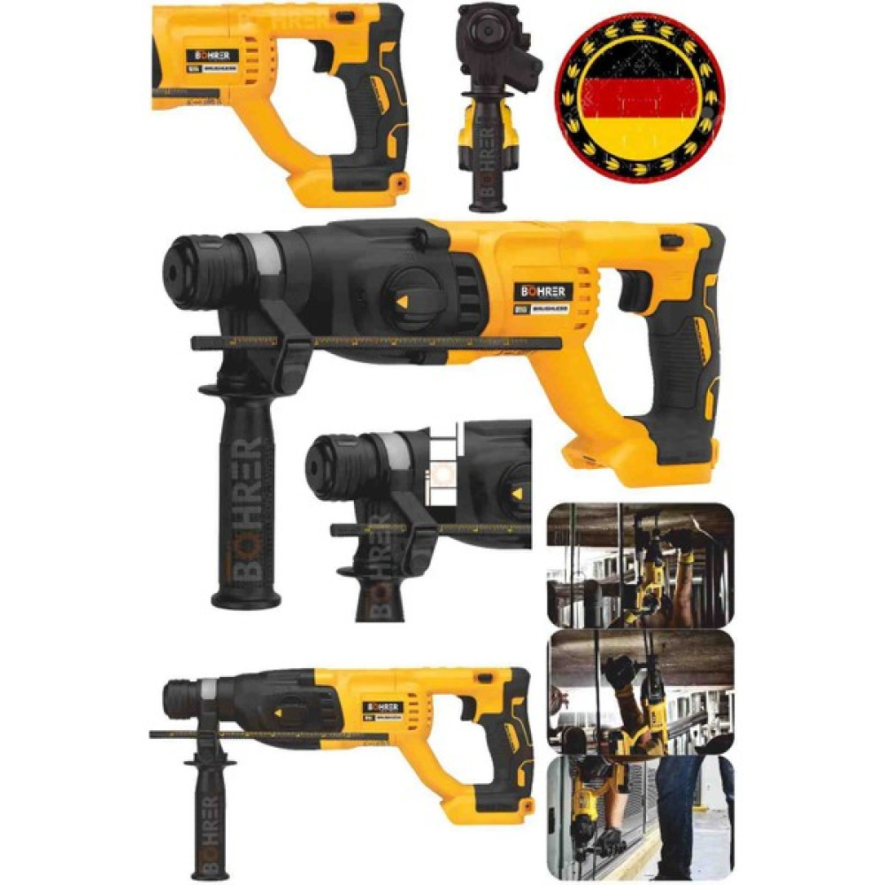 Böhrer HB0192T Böhrer Çift Akülü Li-On V258 5000MAH 28MM 3 Fonksiyonlu Kırıcı Delici Hilti Kırıcı Deliciler & Kırıcılar Fiyatı