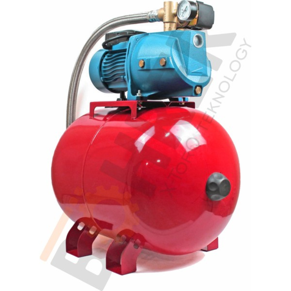 Böhrer JET100P 4 Kat 4 Daire 50 Litre Yatay 0.75 Kw 1 Hp Tanklı Hidrofor Ev Tipi Otomatik Aç Kapa Hidrofor Set - Yeşil - 50 lt Su Motoru Fiyatı
