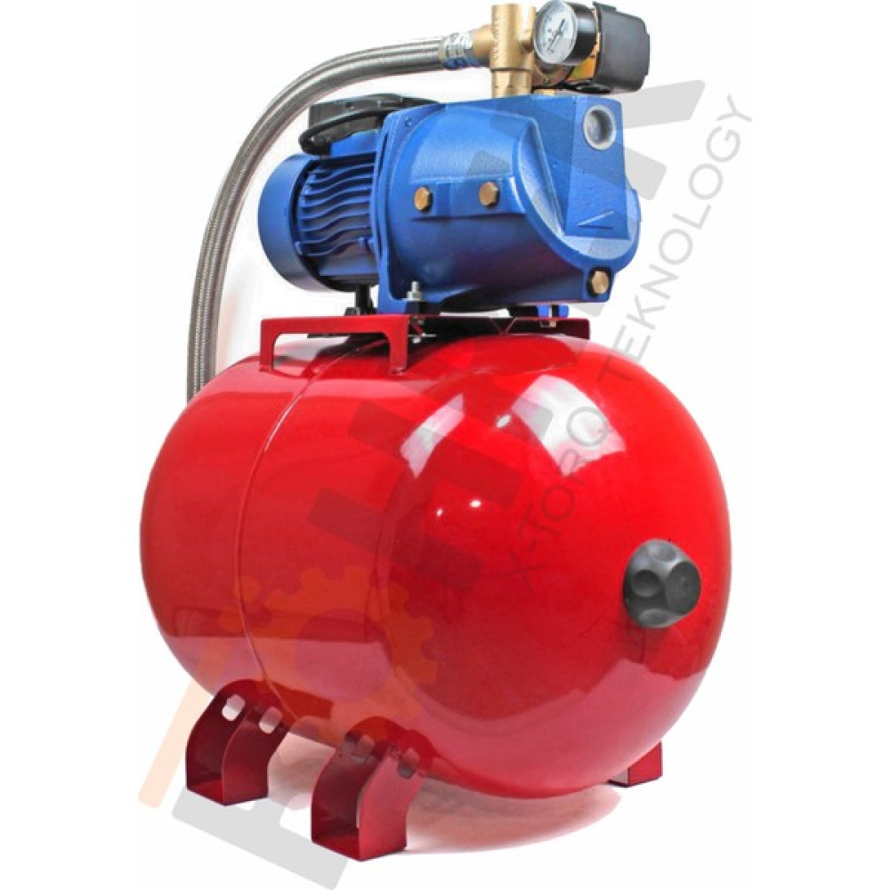 Böhrer JET1500AH 8 Kat 25 Daire 50 Litre Yatay 1500 Watt 2 Hp Tanklı Hidrofor Ev Tipi Otomatik Hidrofor - Kırmızı - 50 lt Su Motoru Fiyatı