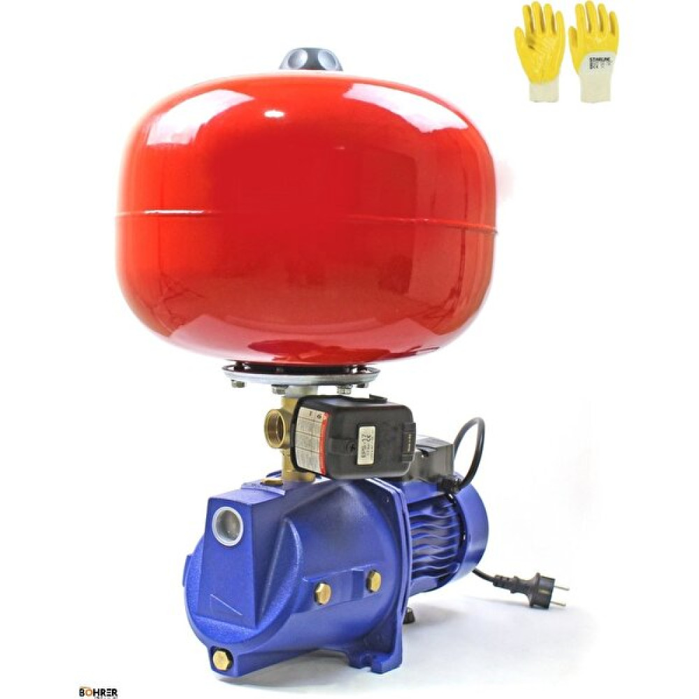 Böhrer JET750AH Bakır Sargılı 1 Hp Pompalı 1" Paket Hidrofor 4 Kat 4 Daire Yeterli Otomatik Paket Hidrofor Su Motoru Fiyatı