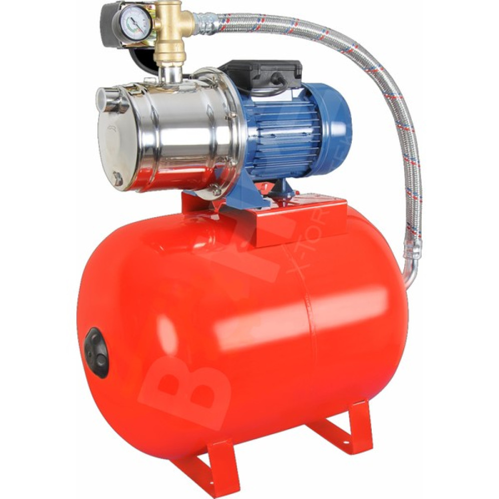 Böhrer JET750SC 4 Kat 12 Daire 50 Litre Yatay 1 Hp Tanklı Hidrofor Tipi Otomatik Hidrofor - 42 Metre Dik - Kırmızı - 50 lt Su Motoru Fiyatı
