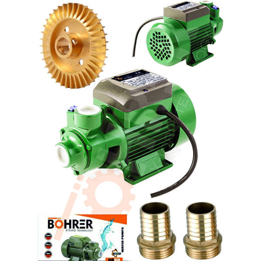 Böhrer QB60 B 370 Watt 0.55 Hp Sanrtifüj Pompa Su Motoru Su Motoru Fiyatı