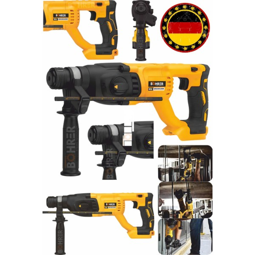 Böhrer Sds Li-On V258 5000MAH 28MM 3 Fonksiyonlu Kırıcı Delici Hilti - 5AH x 2 Adet Batarya Kırıcı Deliciler & Kırıcılar Fiyatı