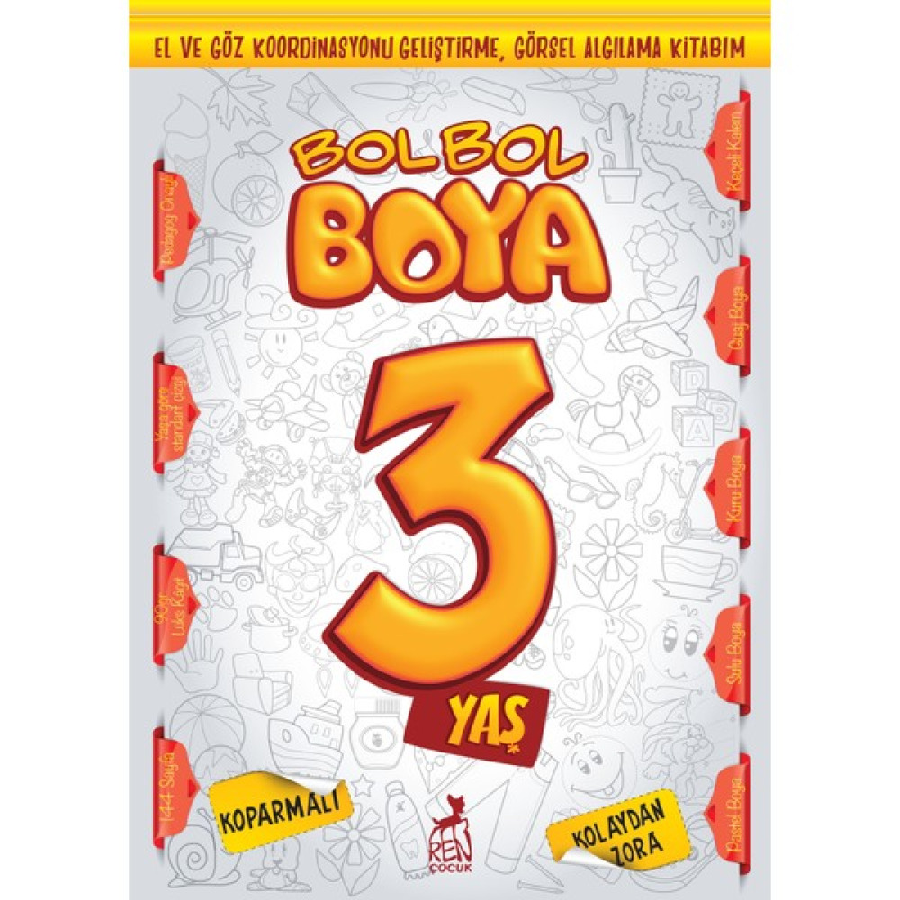 Bol Bol Boya 3 Yaş - Serdar Gökmen Aktivite & Eğitici Kitaplar Fiyatı