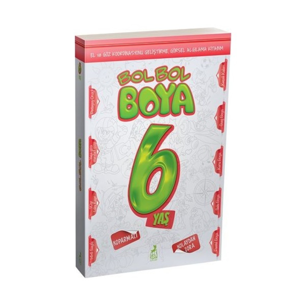 Bol Bol Boya 6 Yaş - Serdar Gökmen Aktivite & Eğitici Kitaplar Fiyatı