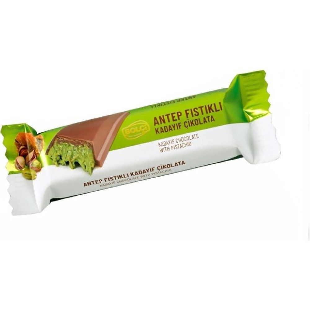 Bolçi Sütlü Fıstıklı Kadayıf Dolgulu 30 gr Çikolata ve Gofret Fiyatı