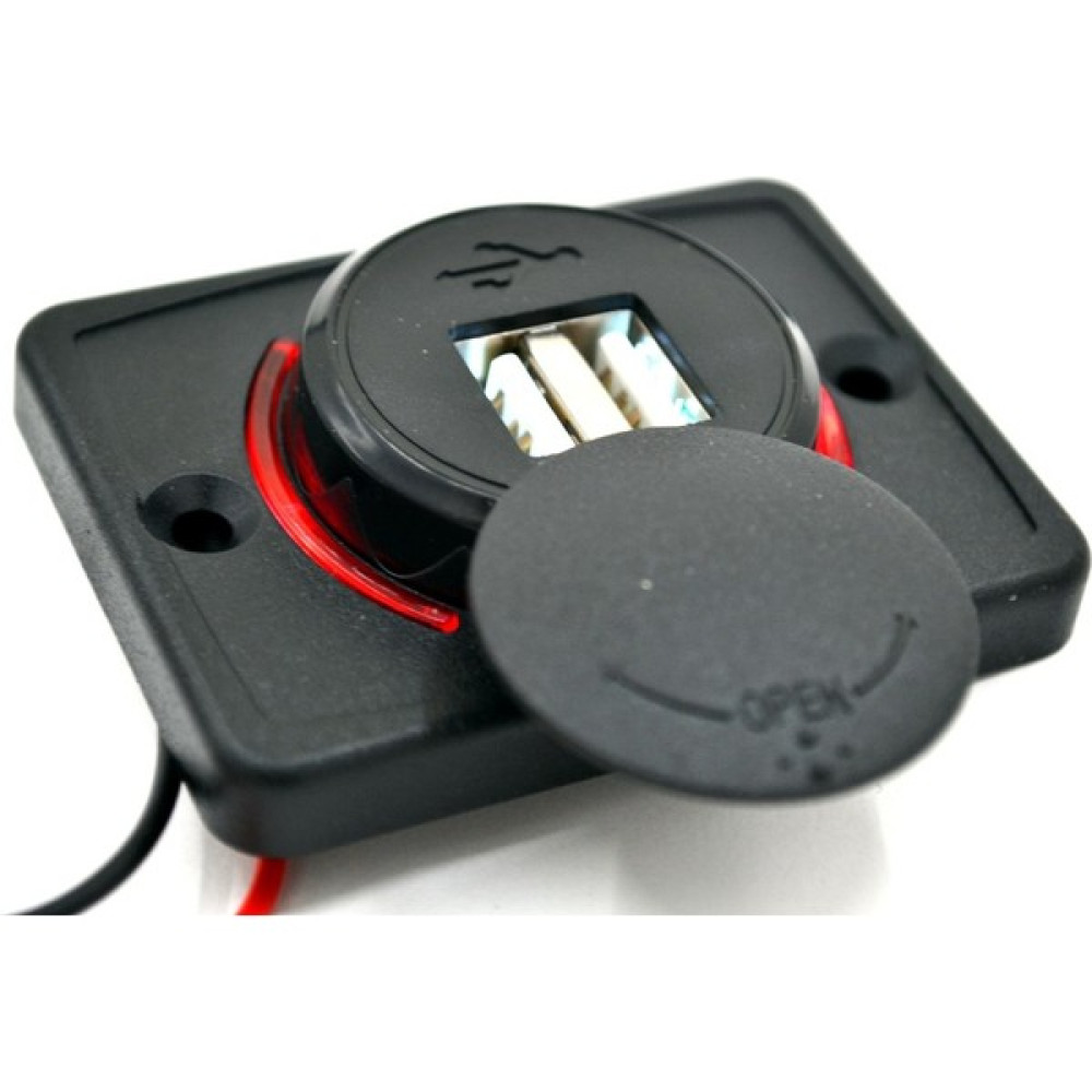 Boldcamper 12V 24V Dc USB 3.1A Şarj Port Işıklı Düz Taban Akü & Akü Malzemeleri Fiyatı