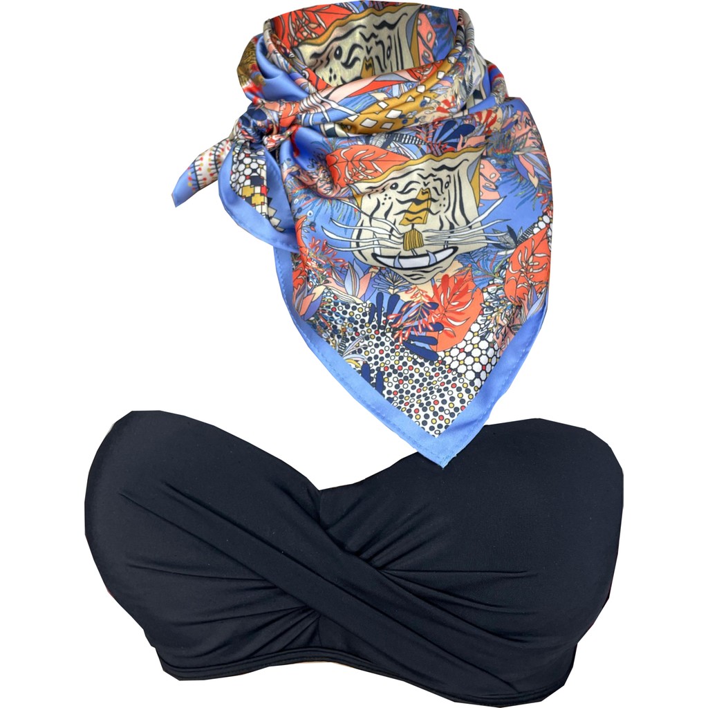 Bolder Scarf Blue Tiger Fular 70*70 cm SSD / Solid State Drive Fiyatı