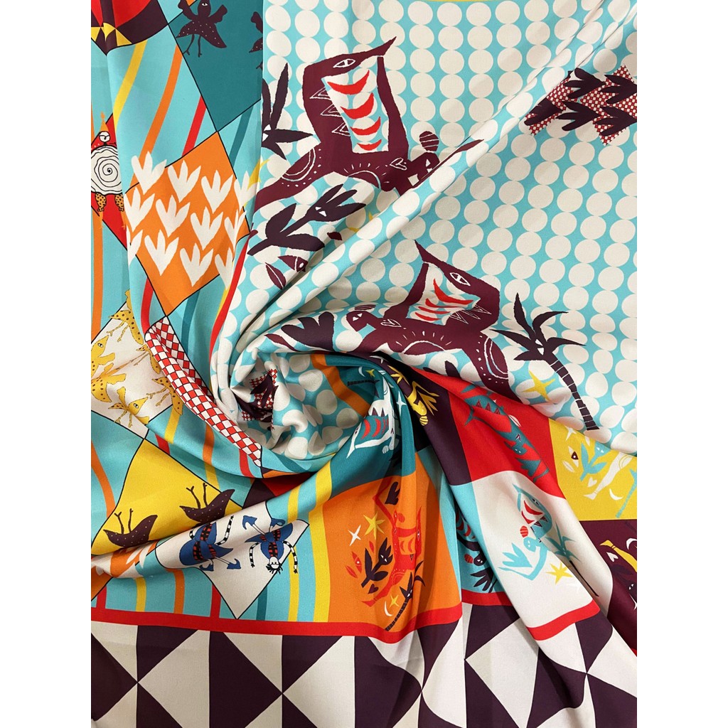 Bolder Scarf Dance Blue Fular 70*70 cm SSD / Solid State Drive Fiyatı