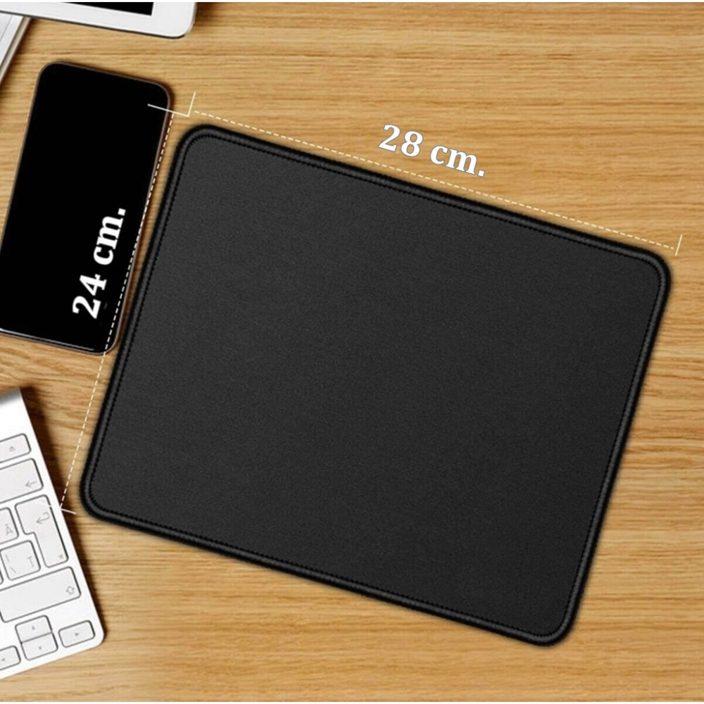 Boldy Mousepad Dikişli - Gaming Pad - Kaymaz Mousepad - Kaymaz Mouse Ped - Fare Pedi - Dikişli Mousepad 28x24 cm. - Siyah Mouse Pad Fiyatı
