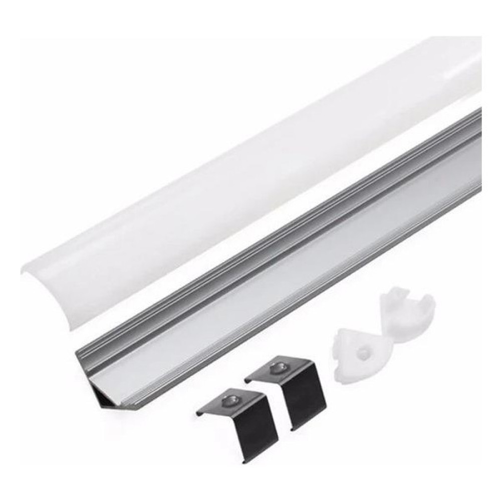 Bolled Bar LED Kanalı Aliminyum Köşe Tip 1 Metre Led Aydınlatmalar Fiyatı