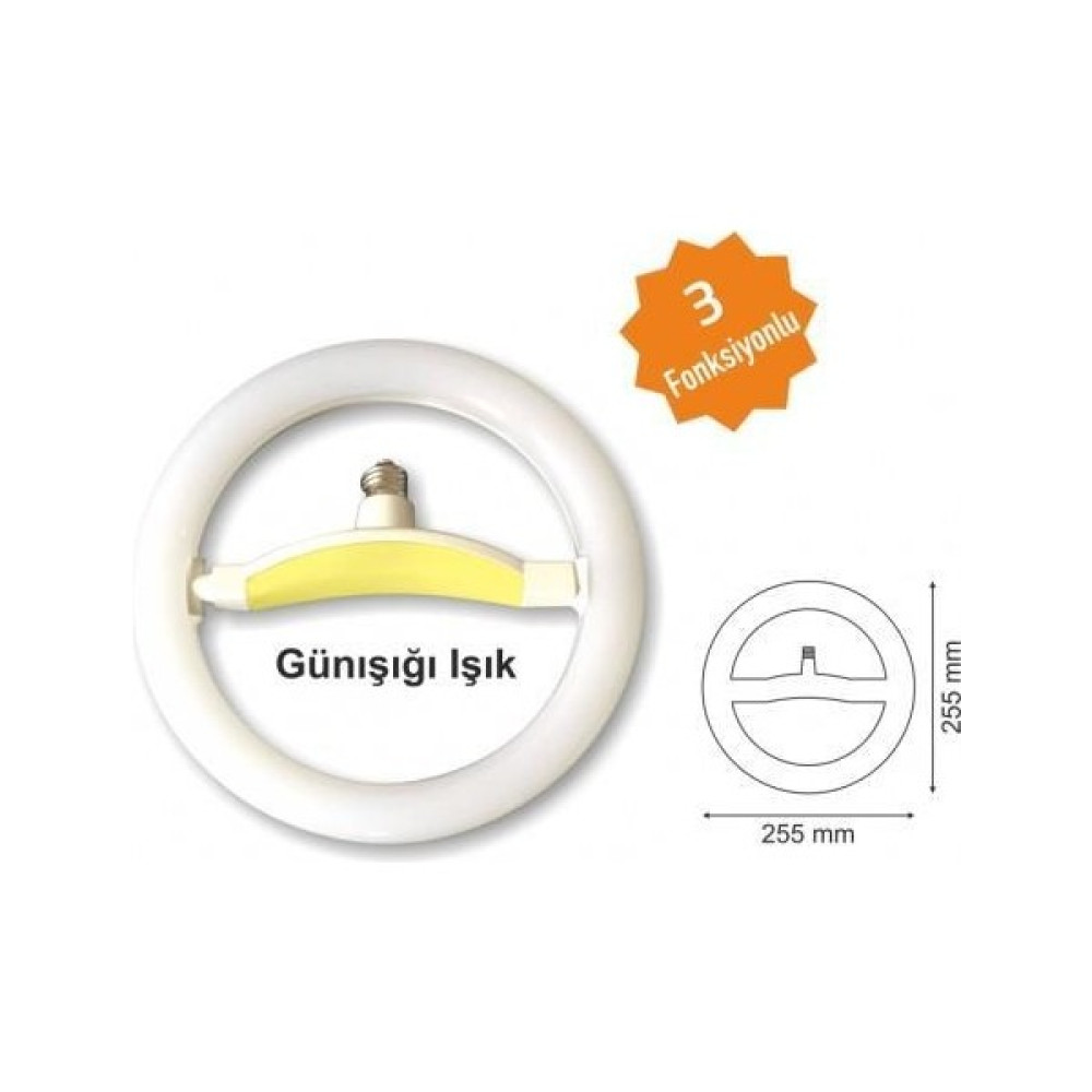 Bolled Simit LED Florosan Takımı 3 Kademeli Bolled+Helios - Yok Led Aydınlatmalar Fiyatı