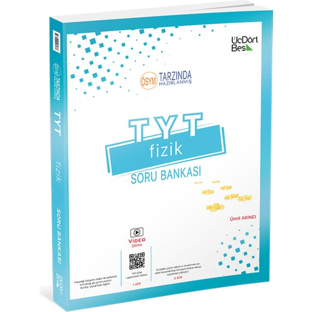 Bolnot TYT Fizik Soru Bankası Üçdörtbeş 345 Ders Sınav Kitapları Fiyatı