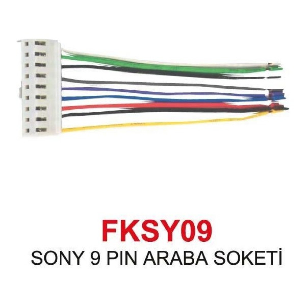 Bolsat Iso Soket FKSY09 Sony 9 Pin Oto Elektroniği Fiyatı