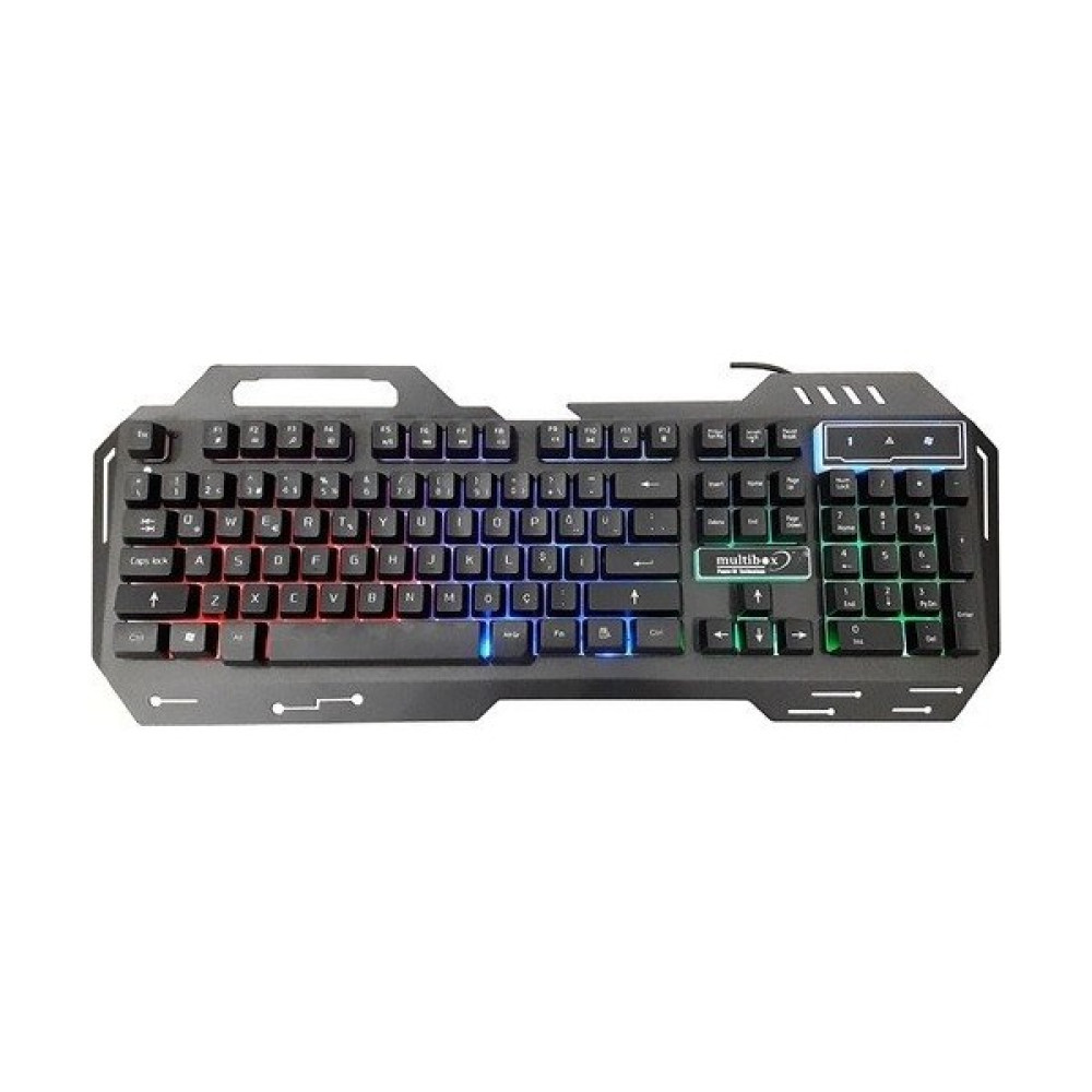 Bolsat Multıbox GK-900 USB Q Oyuncu Klavyesi Rgb Işıklı Metal Kasa Oyuncu Klavyesi Fiyatı
